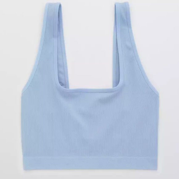 Aerie Seamless Square Neck Longline Bralette - Picture 3 of 8